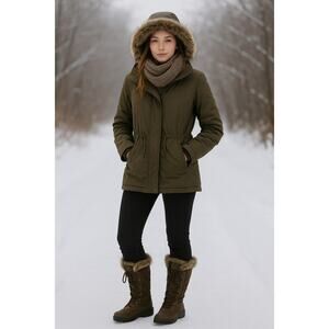 Cougar Lancaster Brown Faux Fur Winter Snow Boots Women’s 7M Waterproof